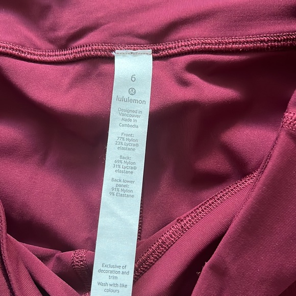 LULULEMON CROPPED LEGGINGS - Picture 5 of 7